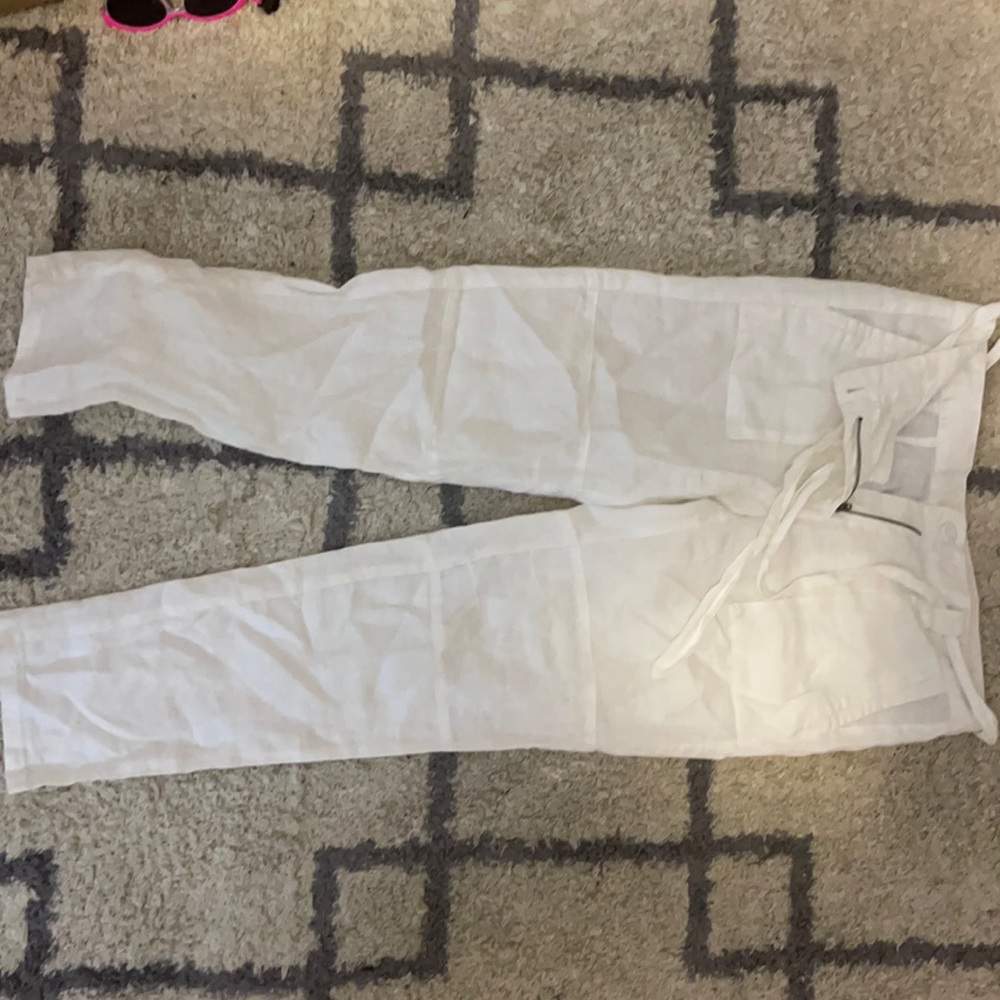 White loft pants size 2